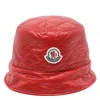 Moncler Diamond Quilted Nylon Bucket Hat In Red