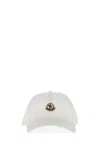 Moncler Logo Baseball Cap In White