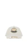 Moncler Logo Patch Baseball Hat In White