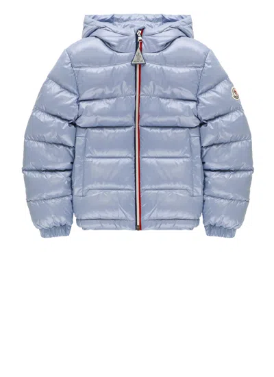 Moncler Kids' Haubert Down Jacket In Blue