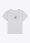 Moncler Cotton T Shirt Featuring Embroidered Heart In White