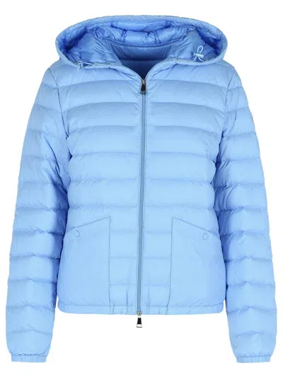 Moncler 'hede' Light Blue Polyamide Down Jacket