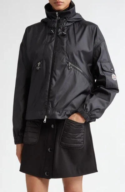 Moncler Hemar Hooded Jacket In Black
