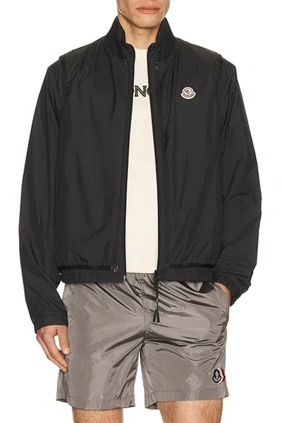 Moncler Hemmoor 3-in-1 Detachable Waterproof Jacket In Black