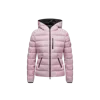 Moncler Herbe Hooded Short Down Jacket, Women, Pink, Size: 3 In Pink