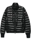 Moncler Hers Padded Jacket Zipped Pockets In Black