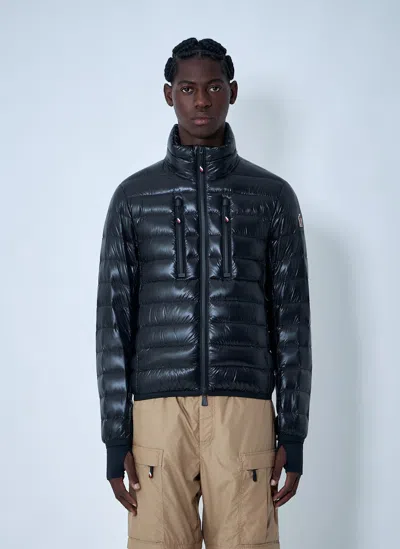 Moncler Hers Short Down Jacket In Blue