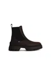 Moncler Boots In Brown