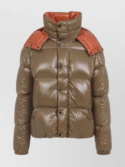 MONCLER HIGH COLLAR HOODED PADDED JACKET