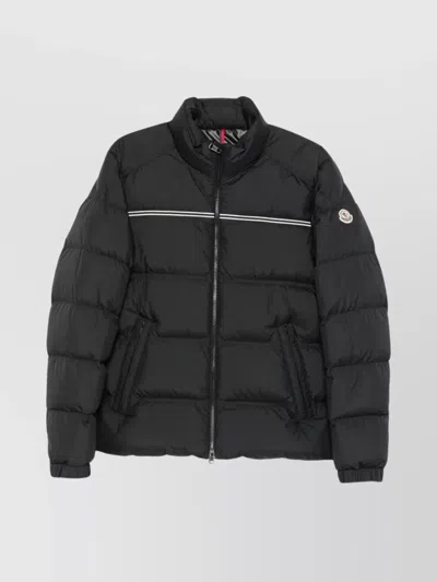 MONCLER HIGH COLLAR PUFFER JACKET POCKETS