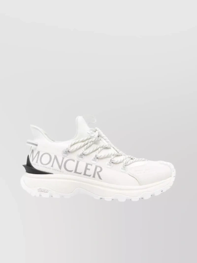 Moncler High Grip Trainers With Chunky Sole In White