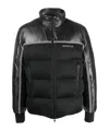 Moncler High-neck Goose-down Jacket In Black