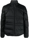 Moncler High-neck Padded Down Jacket In Black