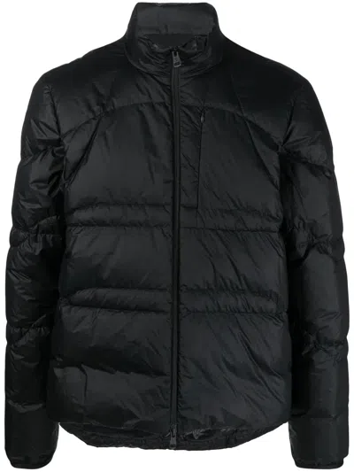 Moncler High-neck Padded Down Jacket In Black