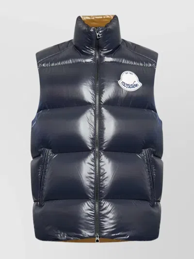 MONCLER HIGH NECK SLEEVELESS PUFFER JACKET