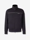 Moncler Men Cotton And Modal Sweatshirt With Zip In Black