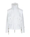 Moncler High-necked Casual Jacket In White