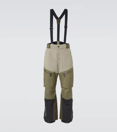 Moncler High Performance Ski Pants In Green