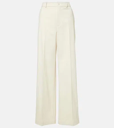 Moncler Cotton Slim Pants In Black