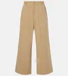 Moncler Straight Leg Trouser In Beige