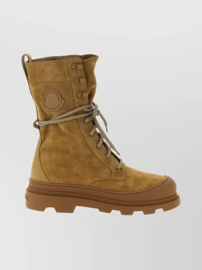 MONCLER HIGH-TOP COMBAT BOOTS CHUNKY SOLE