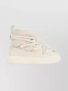 Moncler High-top Snow Boots Padded Collar In Neutral