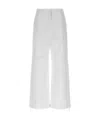 Moncler Nylon Pants Drawstring Hems In White