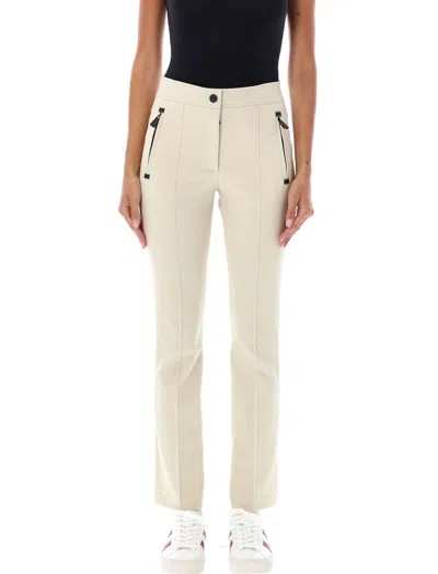 MONCLER HIGH-WAIST TECHNICAL TROUSERS