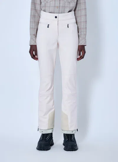 Moncler High-performance Ski Trousers In White