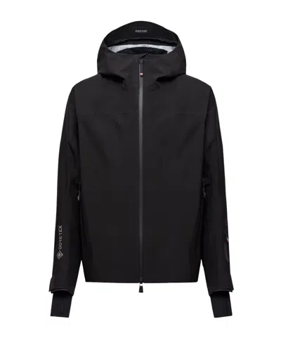 Moncler Hinterburgs Hooded Gore-tex Ski Jacket In Black