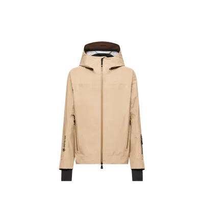 Moncler Hinterburgs Hooded Gore-tex Ski Shell Jacket, Men, Beige, Size: 1 In Brown