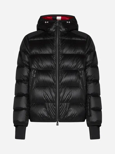 Moncler Hintertux Quilted Nylon Down Jacket In Black