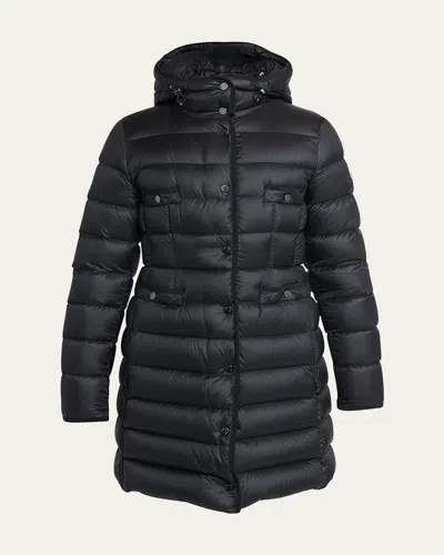 MONCLER HIRMA LIGHTWEIGHT LONG PUFFER COAT