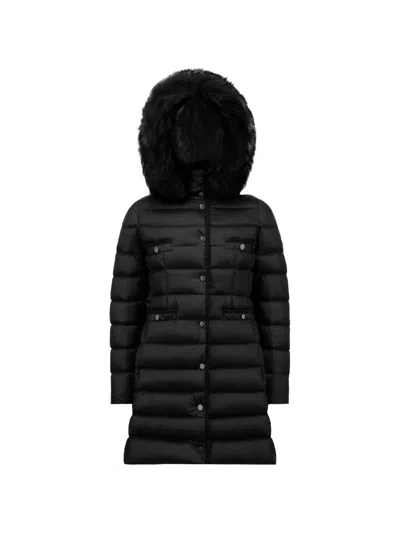 Moncler Hirma Padded Coat In Black