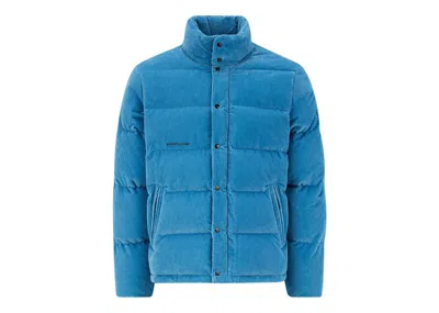 Pre-owned Moncler Hiroshi Fujiwara X Fragment Donnie Short Down Jacket In Light Blue