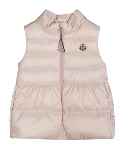 Moncler Hiva Down Vest In Pink