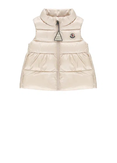 Moncler Kids' Hivette Vest In Neutral