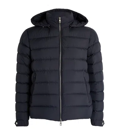 Moncler Hooded Arneb Jacket In Blue