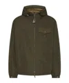 Moncler Hooded Casual Jacket In Green