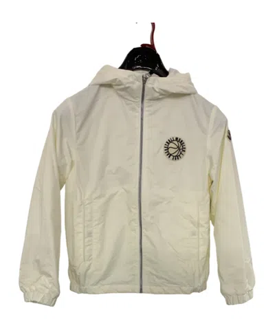 Moncler Hooded Casual Jacket In White