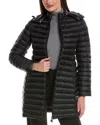 Moncler Hooded Down Jacket In Black