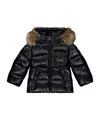 Moncler Hooded Down Jacket In Black