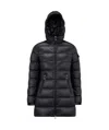 Moncler Glements Short Down Jacket Black In Black