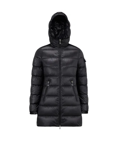 MONCLER GLEMENTS HOODED MID-LENGTH DOWN JACKET