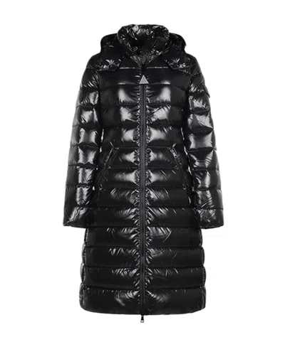 Moncler Hooded Down Jacket In Black