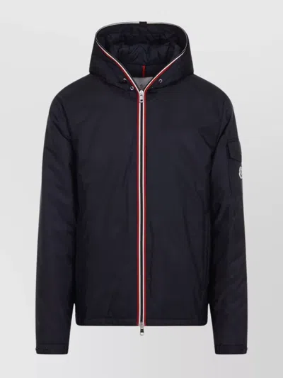Moncler Hooded Down Jacket Logo Detail