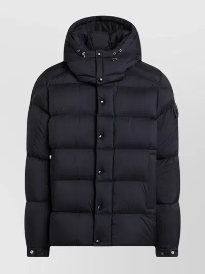 MONCLER HOODED DOWN JACKET LONG SLEEVES