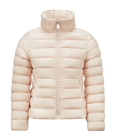 Moncler Hooded Down Jacket In Nude