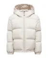 Moncler Taidu Hooded Down Jacket In White