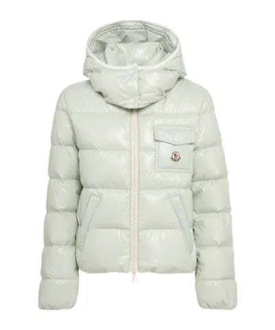 Moncler Hooded Down Jacket In White
